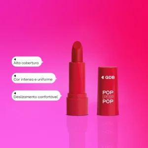 Batom Semi Mate Vermelho Icônico Pop 3,6G