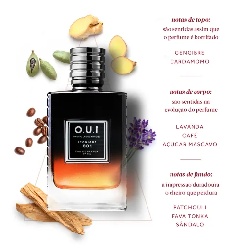 O.U.I Iconique 001 Eau De Parfum 75Ml - Imagem 3