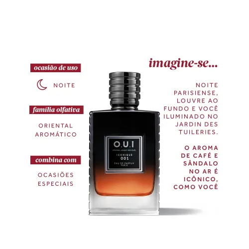 O.U.I Iconique 001 Eau De Parfum 75Ml - Imagem 4